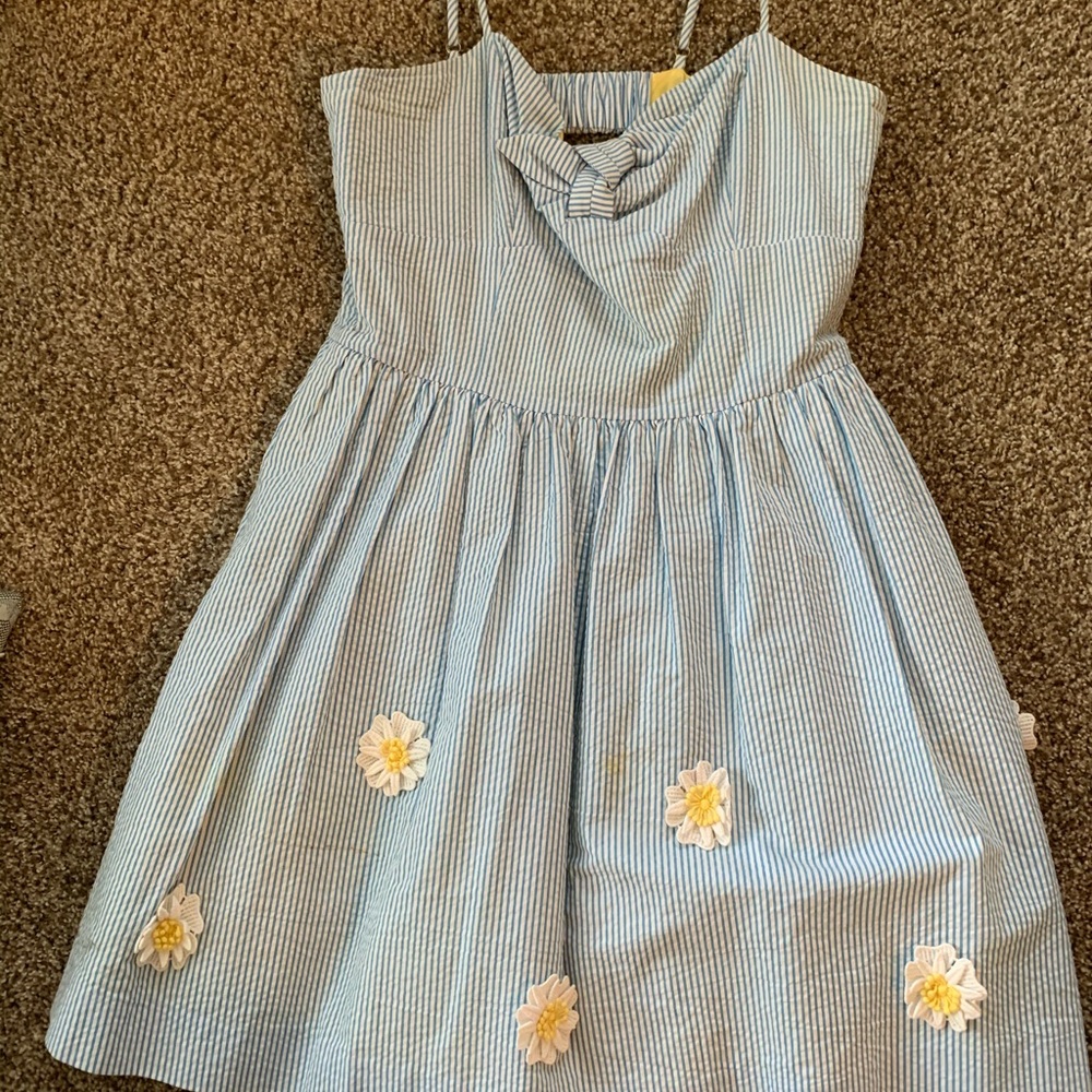 Flower Seersucker Dress🌼